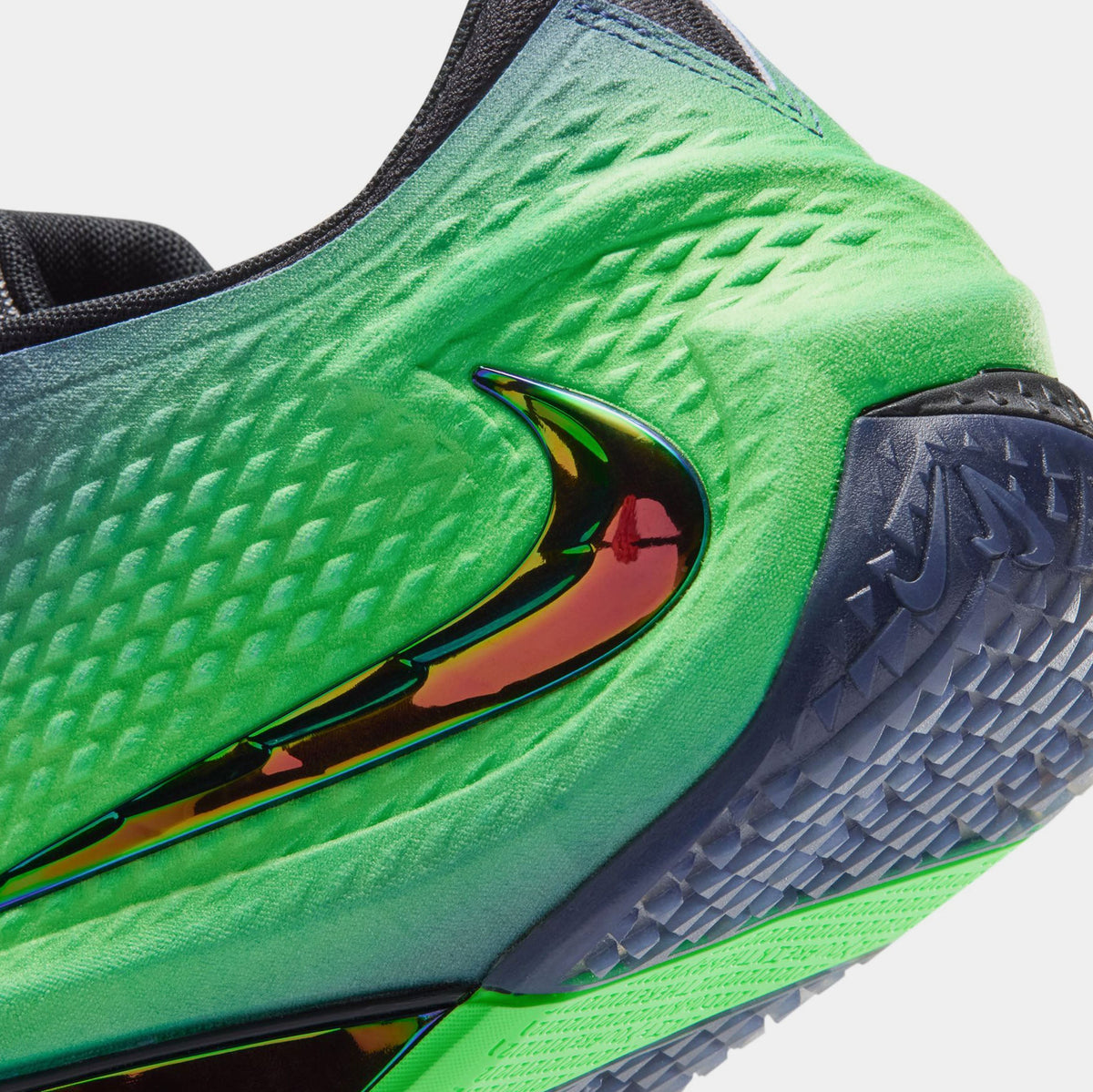 Ja 4 Nightmare Mens Basketball Shoes (Obsidian/Black/Voltage Green/Metallic Silver)