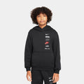 NSW Stacked Logo Pullover Grade School Hoodie (Black/Red)