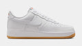 Air Force 1 Mens Lifestyle Shoes (White/Gum Yellow/Safety Orange/White)