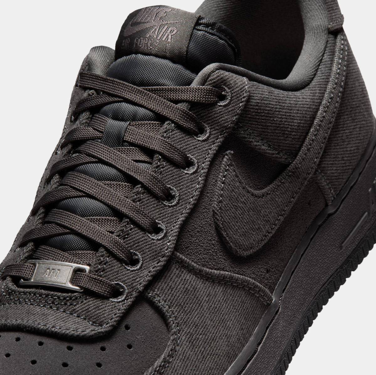 Air Force 1 Denim Mens Lifestyle Shoes (Anthracite/Anthracite/Medium Ash)