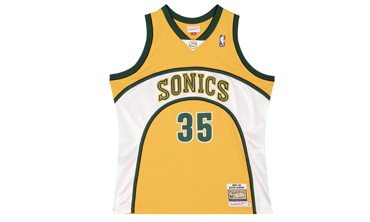 Authentic Jersey "NBA Seattle Supersonics 07 Kevin Durant" AJY4CP19176 SSULTGD07KDU