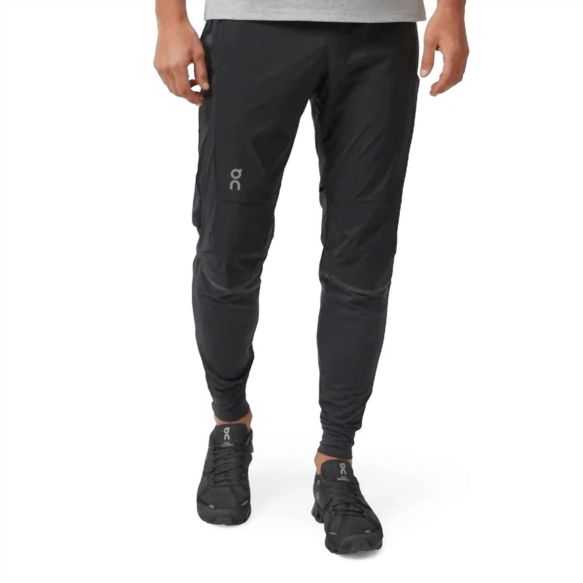 Pull On Running Pants In Black