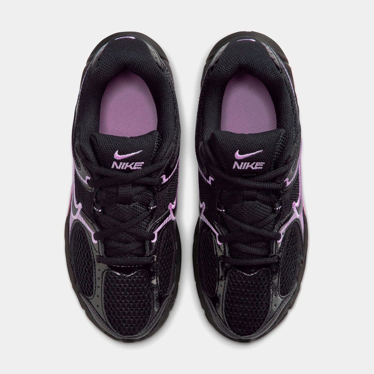 V5 RNR Grade School Running Shoes (Black/Black/Pink Rise)