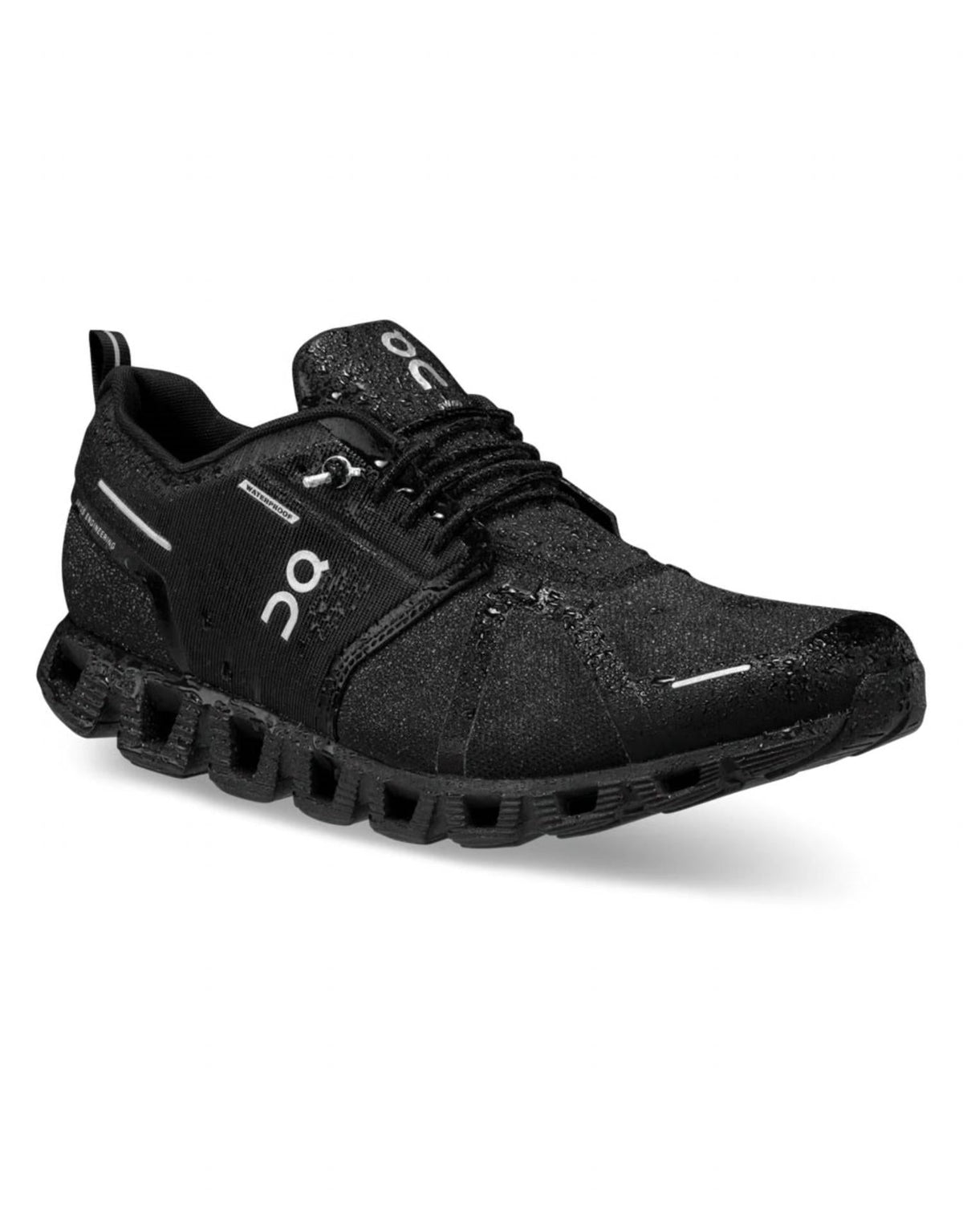 Men's Cloud Waterproof Running Shoe In All Black