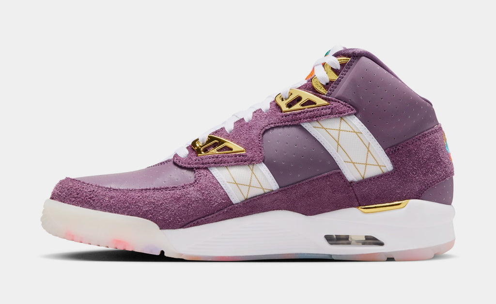 Air Trainer SC Pro Purple Mens Lifestyle Shoes (Pro Purple/White/Sail/Metallic Gold)