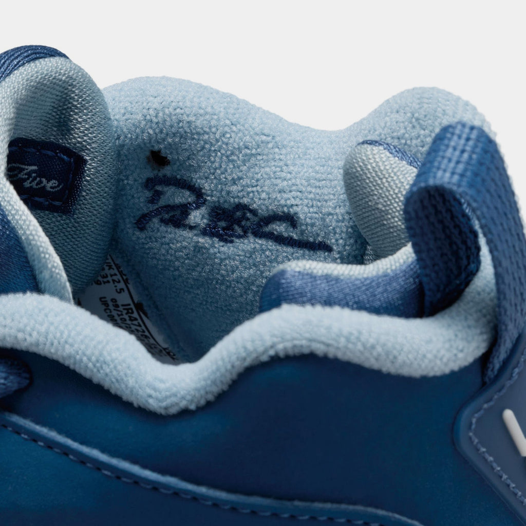 Air Diamond Turf II Sail And Blue Grey Preschool Basketball Shoes (Sail/Mystic Navy/Blue Grey/Metallic Gold) Free Shipping