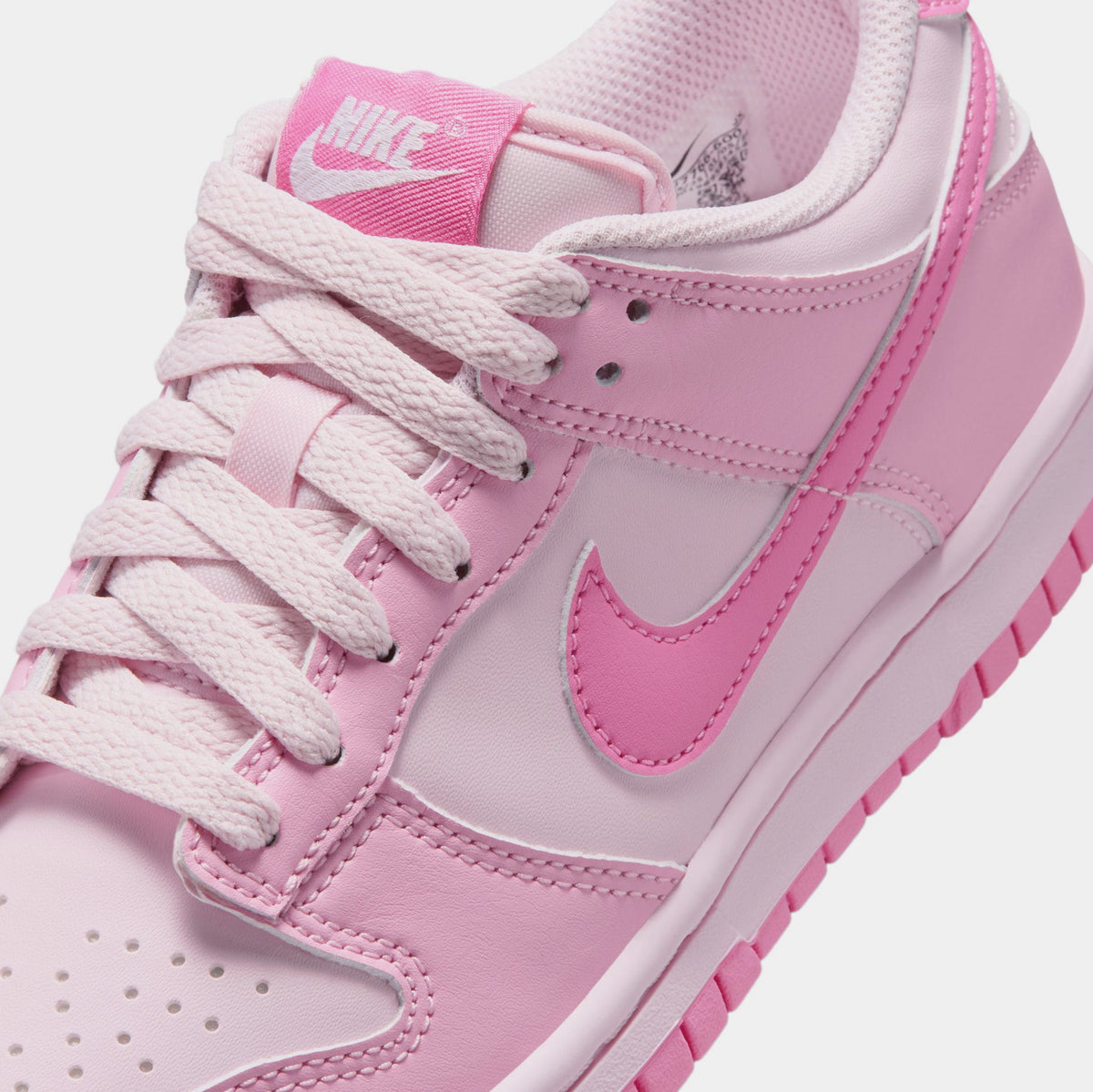 Dunk Low Grade School Lifestyle Shoes (Pink Rise/Playful Pink/Pink Foam/White)
