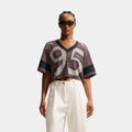NSW Oversized Cropped Womens Jersey (Brown/Grey)