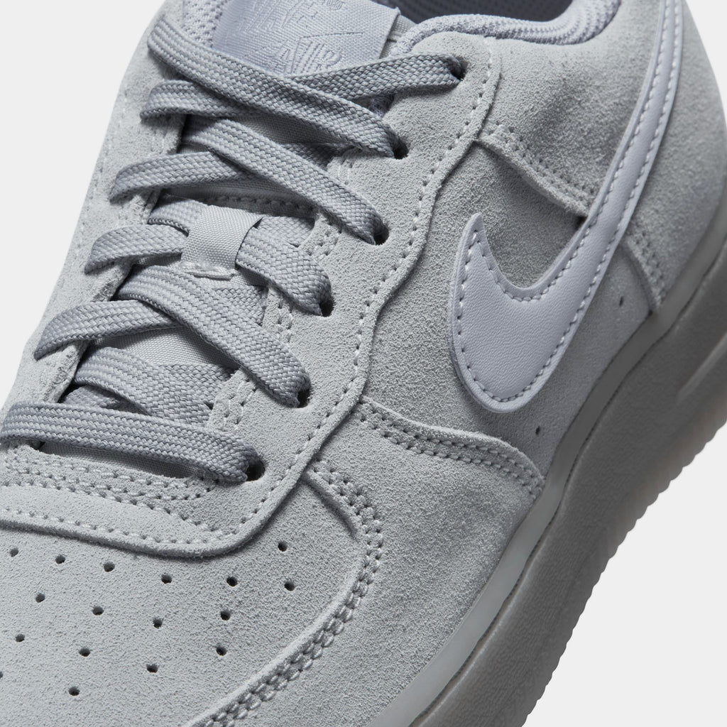 Air Force 1 LV8 3 Grade School Lifestyle Shoes (Wolf Grey/Wolf Grey/Black)