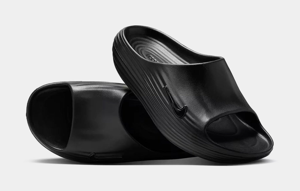 ReactX Rejuven8 Slide Mens Sandal (Black/Black/Black)