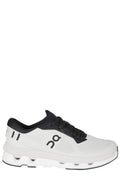 Black And White Cloudzone Mesh Rubber Sole Nylon Sneakers