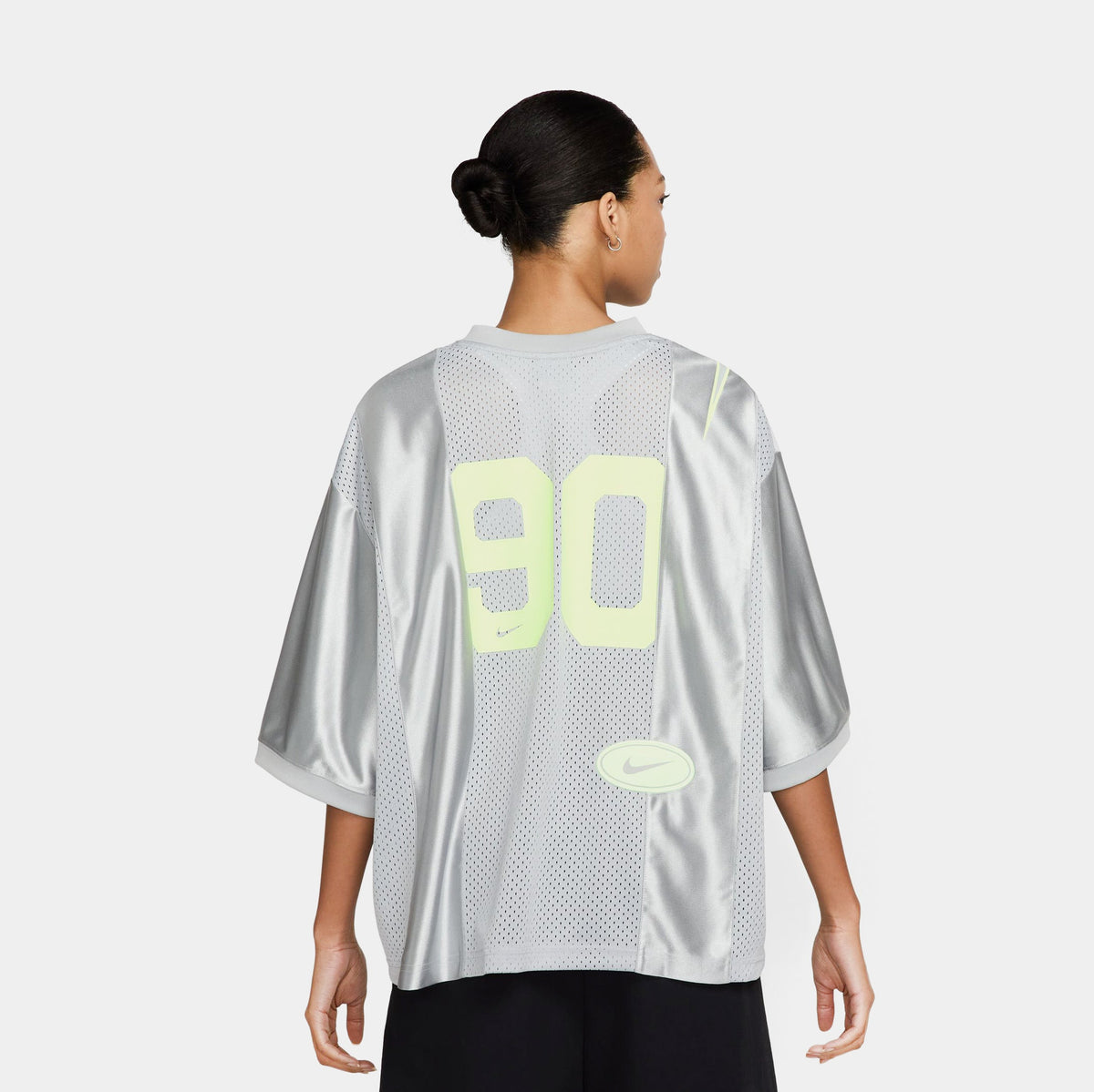 NSW Oversized Graphic Womens Jersey (Light Smoke Grey/Barely Volt)