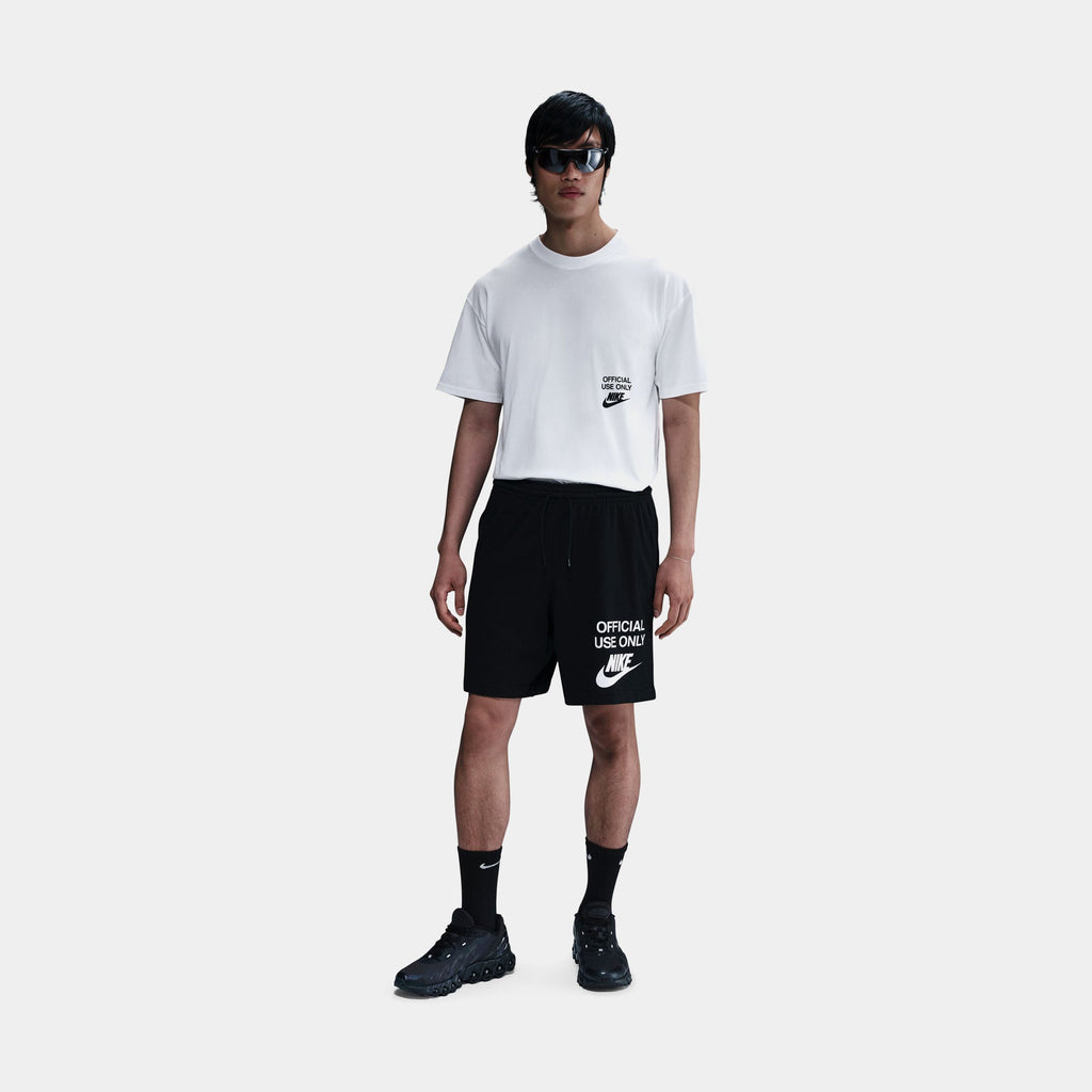 NSW Max 90 Remix Mens Short Sleeve Shirt (White/Black)