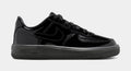 Air Force 1 Low Patent Leather Preschool Lifestyle Shoes (Black)