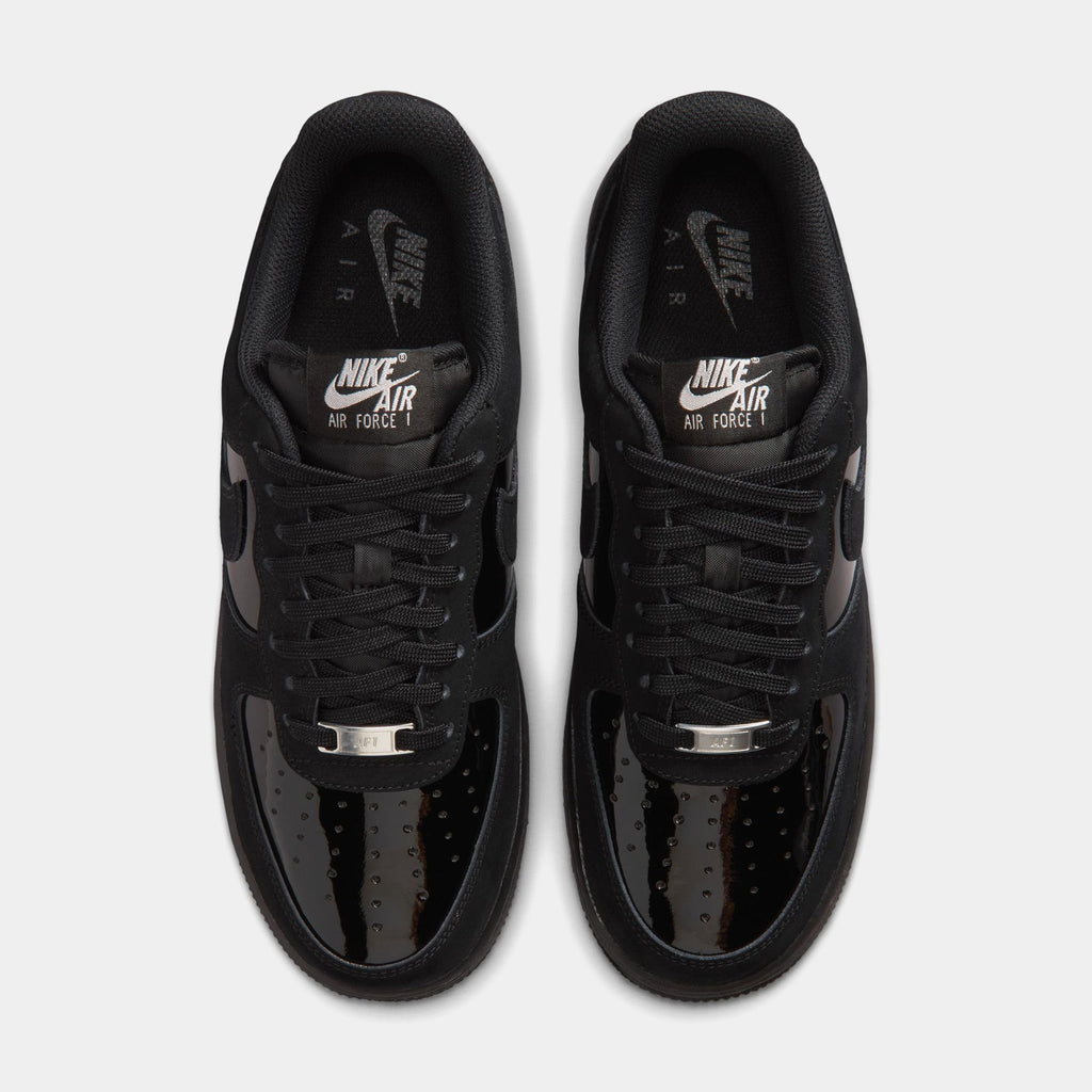 Air Force Street 1 Womens Lifestyle Shoes (Black/Metallic Silver/Anthracite)
