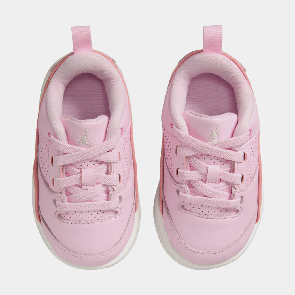 Jordan Flight Court Pink Foam Infant Toddler Lifestyle Shoes (Pink Foam/Muslin/Sail)