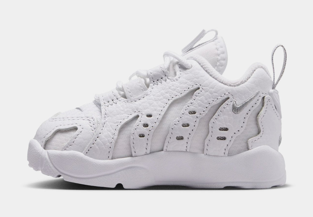 Air DT Max 96 Low Infant Toddler Basketball Shoes (White/Metallic Silver)