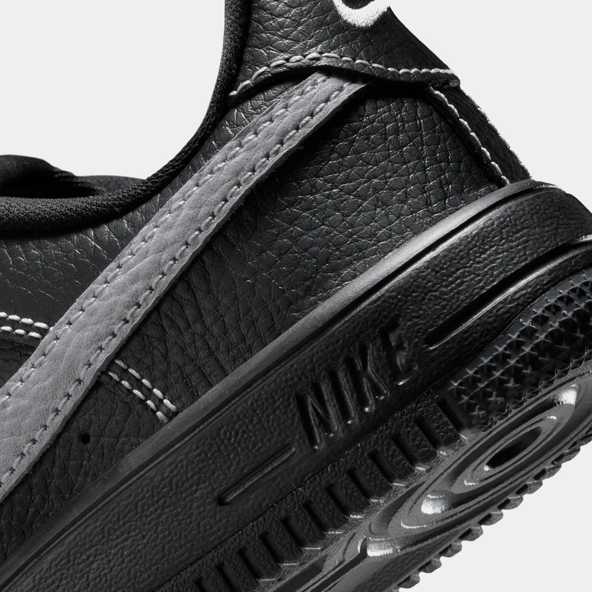Air Force 1 Low LV8 3 Preschool Lifestyle Shoes (Black/Black/Black/Wolf Grey)