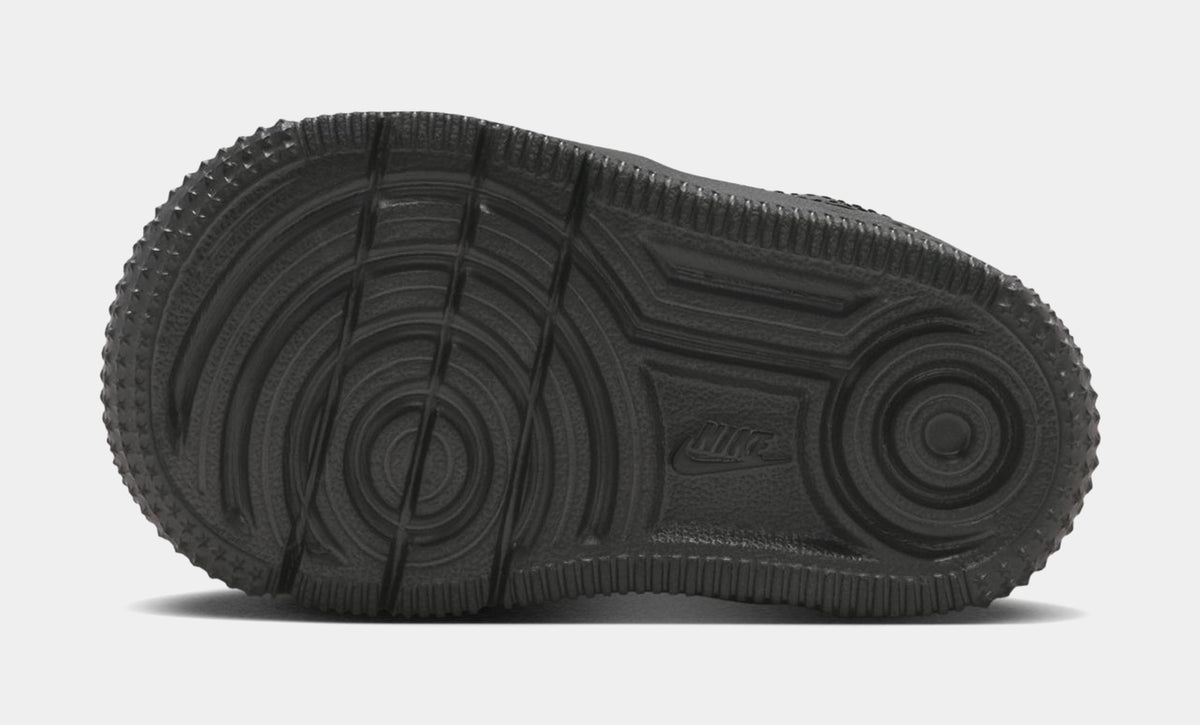 Air Force 1 Low Patent Leather Infant Toddler Lifestyle Shoes (Black)