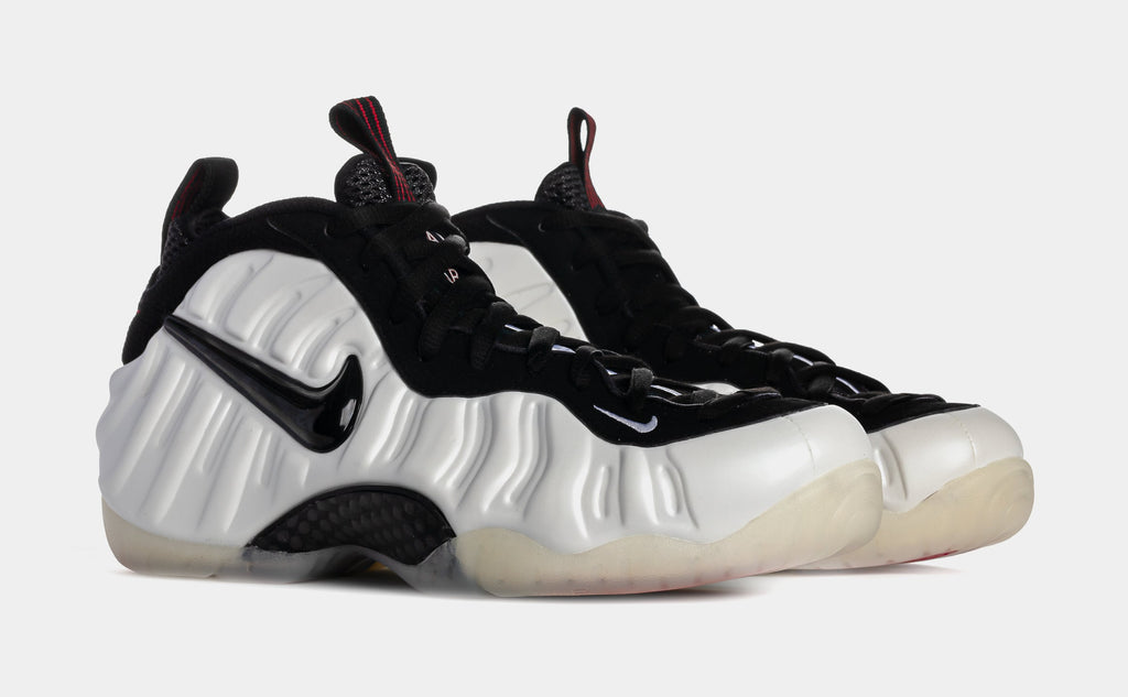 Air Foamposite Pro Pearl Mens Lifestyle Shoes (Pearl/White/Black/True Red)