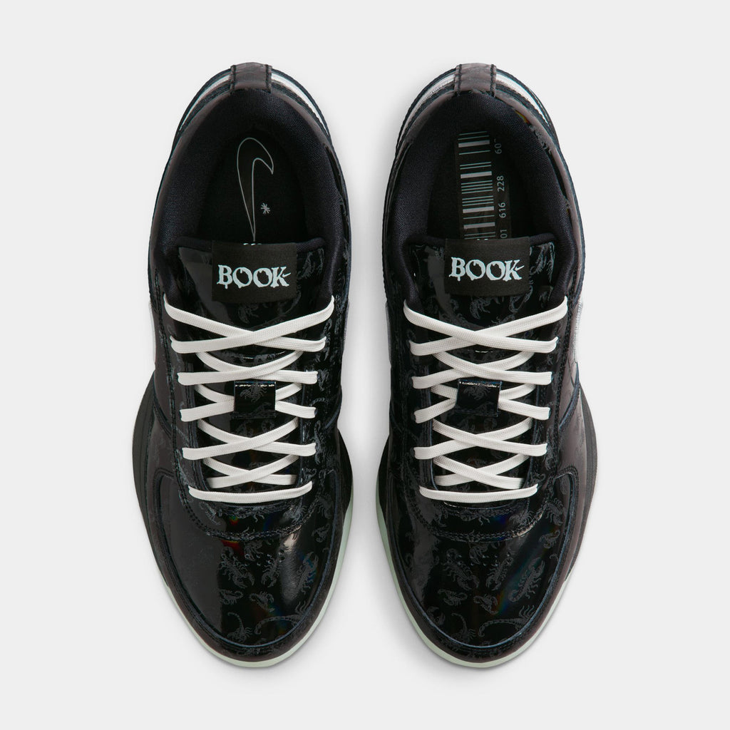 Book 1 Scorpion Mens Basketball Shoes (Black/Black/White)