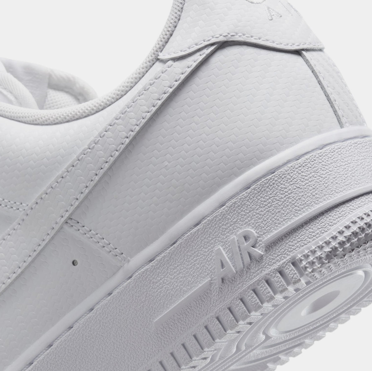 Air Force 1 '07 Texture Mens Lifestyle Shoes (White/White)
