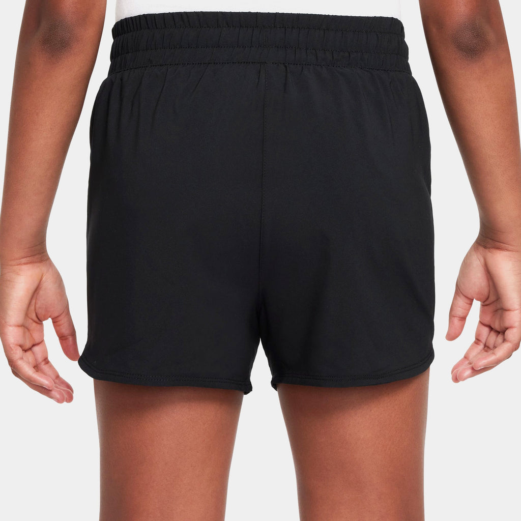 Dri Fit Woven Grade School Shorts (Black/White)