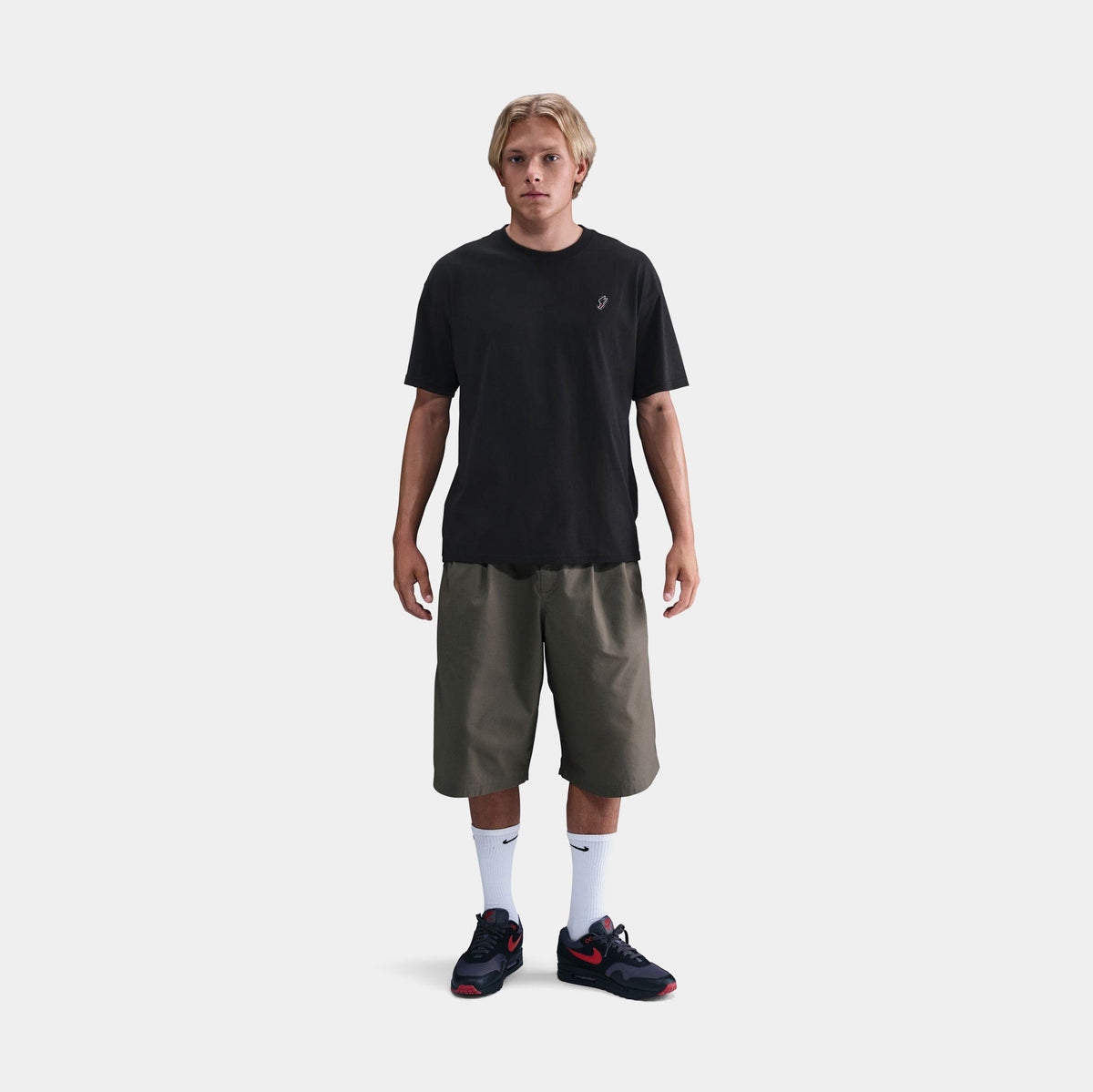Max90 BTS25 Mens Short Sleeve Shirt (Black/Off Noir)