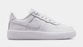 Air Force 1 Low Patent Leather Preschool Lifestyle Shoes (White)