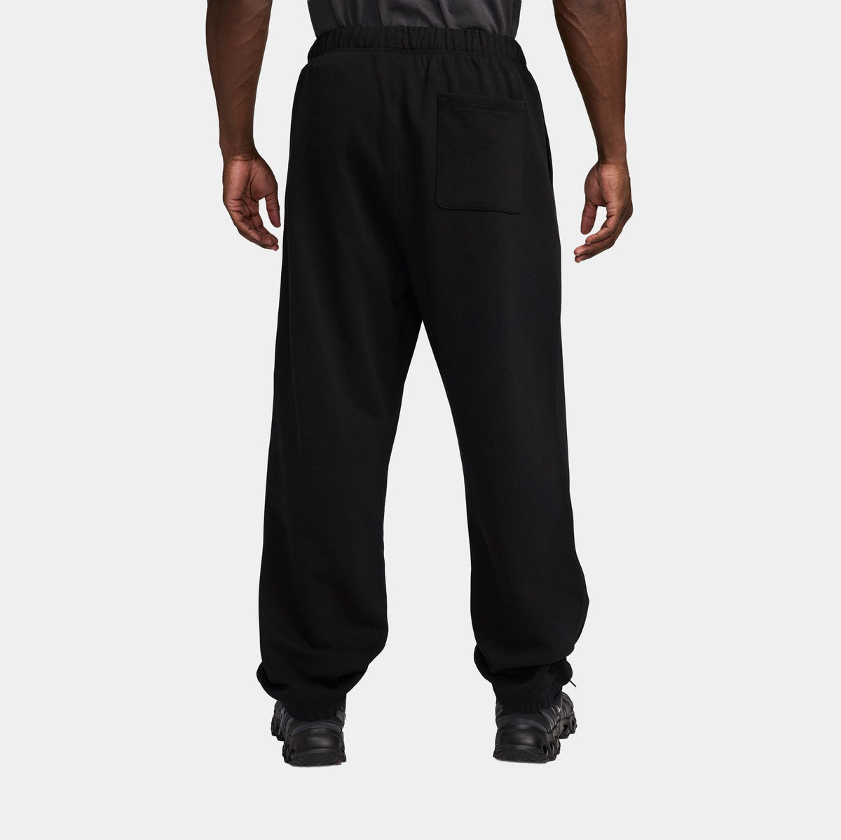 Sportswear Novelty Fleece Mens Pants (Black/Gym Red/White/Safety Orange)
