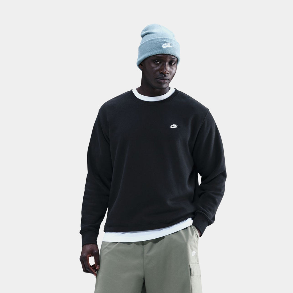 NSW Club Fleece Mens Crew (Black/White)