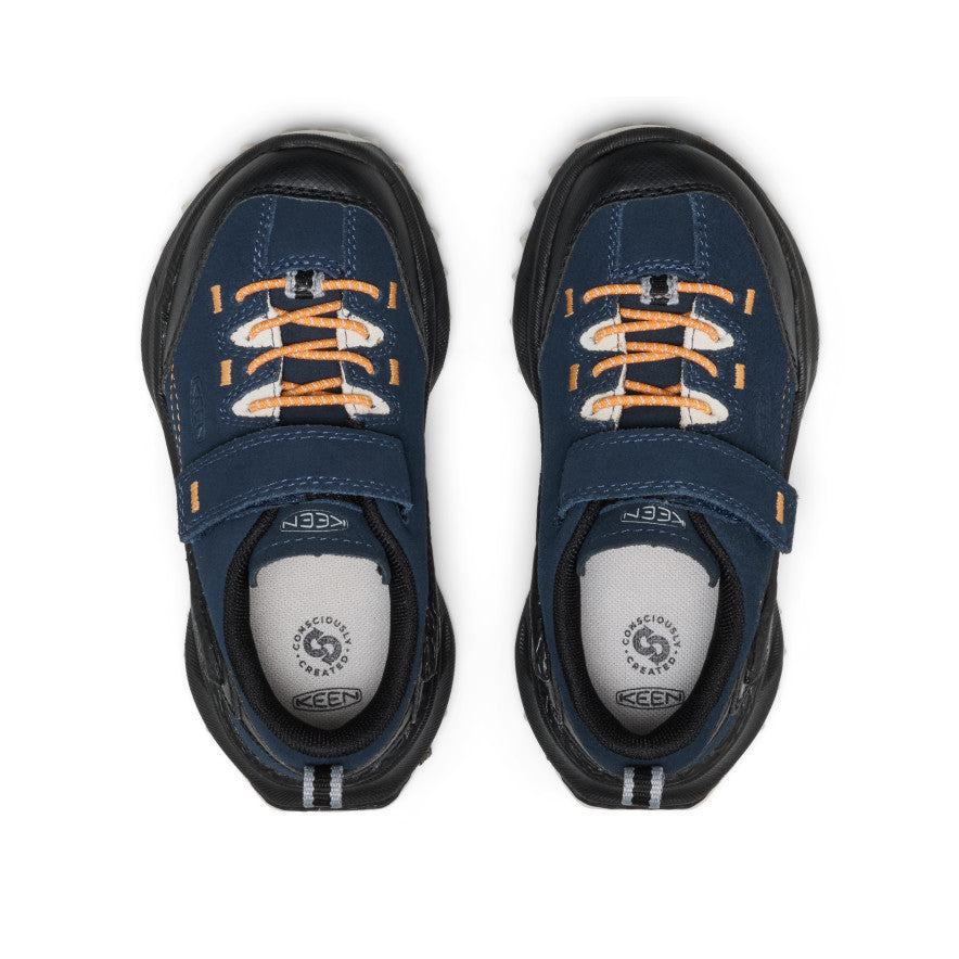 Little Kids' Jasper Zionic Sneaker  |  Naval Academy/Flame Orange