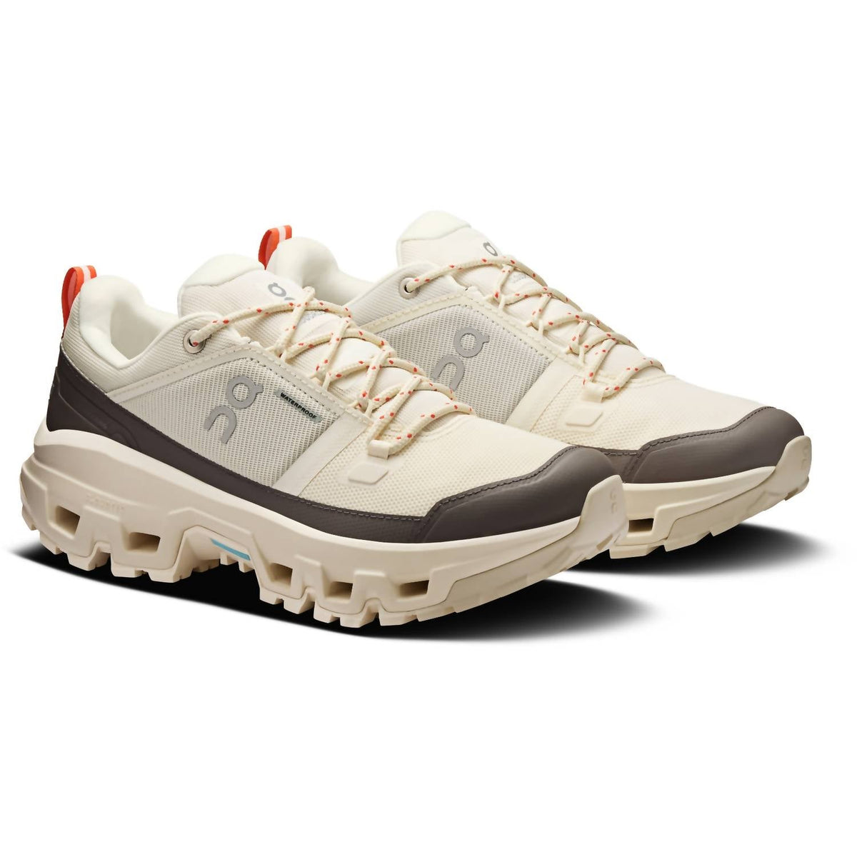 Men's Cloudrock Low Waterproof Hiking Shoes In Ivory/ivory