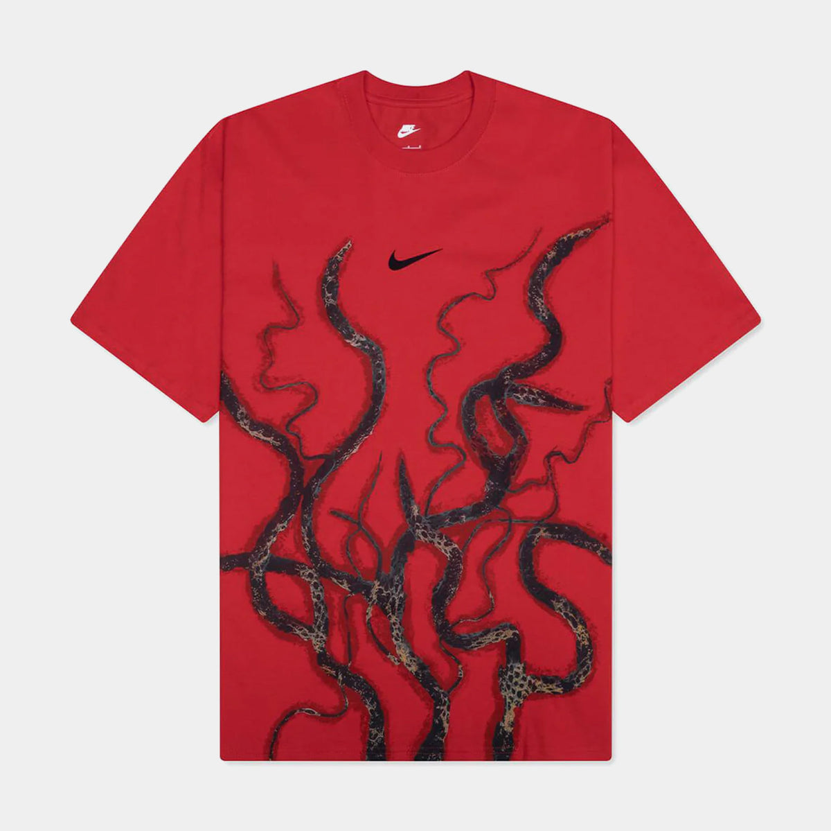 Stranger Things Max90 Mens Short Sleeve Shirt (University Red/Black)