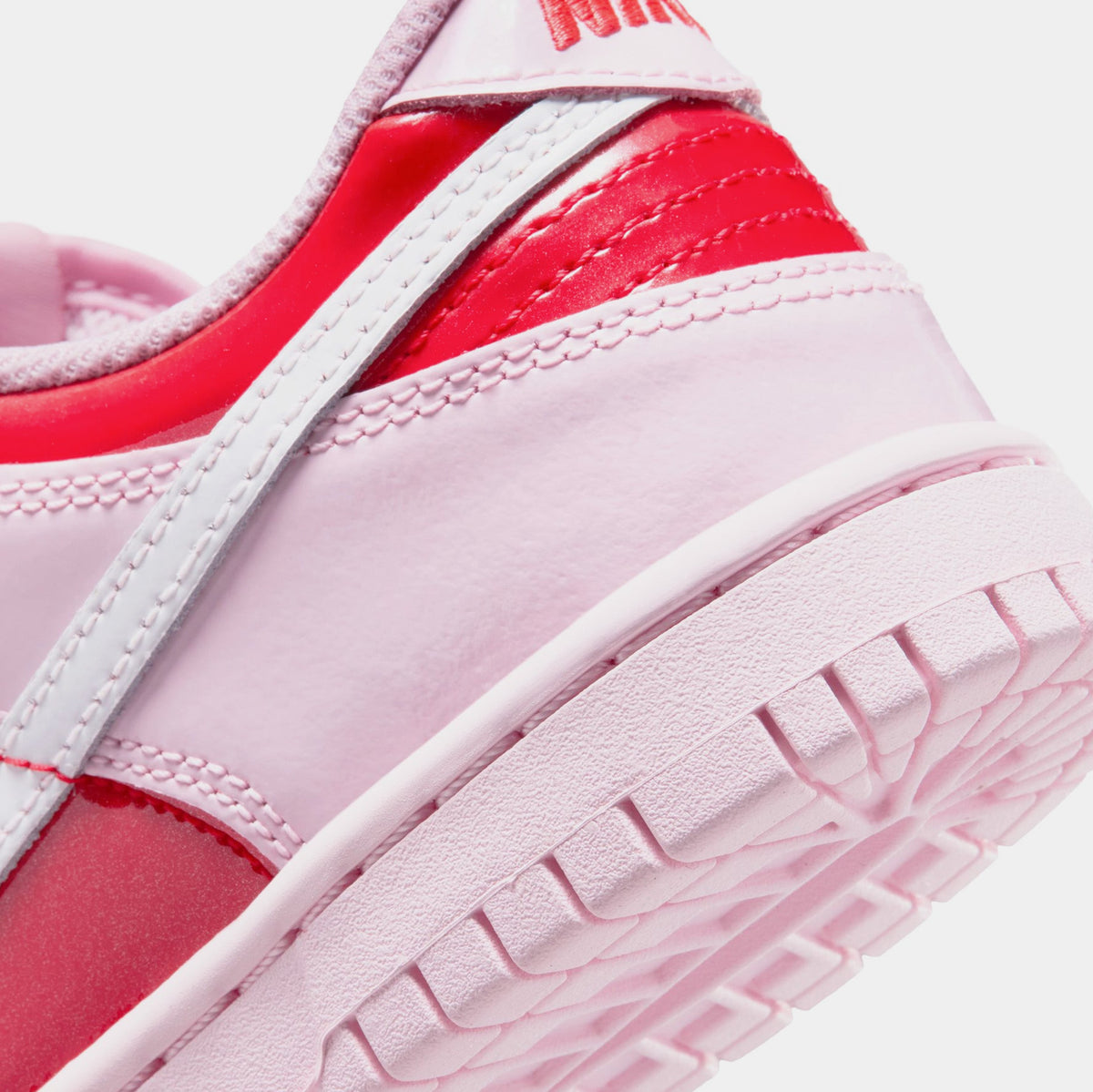 Dunk Low Grade School Lifestyle Shoes (Pink Foam/Summit White/Light Crimson)