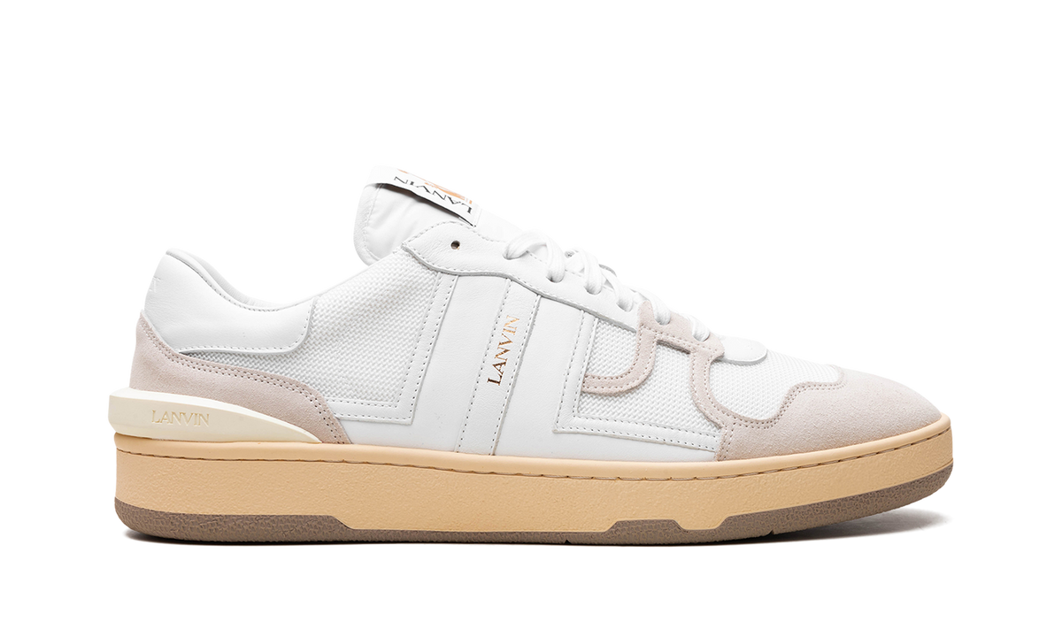 Leather Clay Low Top Sneakers "White/Beige" FM SKDK00 NASH A20 00