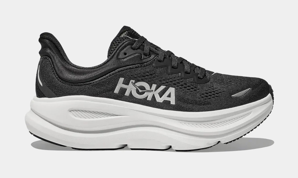 Bondi 9 Womens Running Shoes (Black/White/Black) Free Shipping