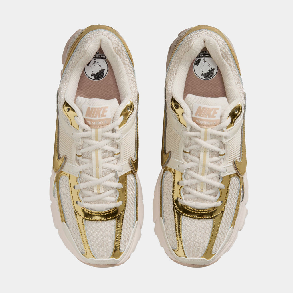Zoom Vomero 5 Womens Running Shoes (Light Orewood Brown/Metallic Gold/Hemp)