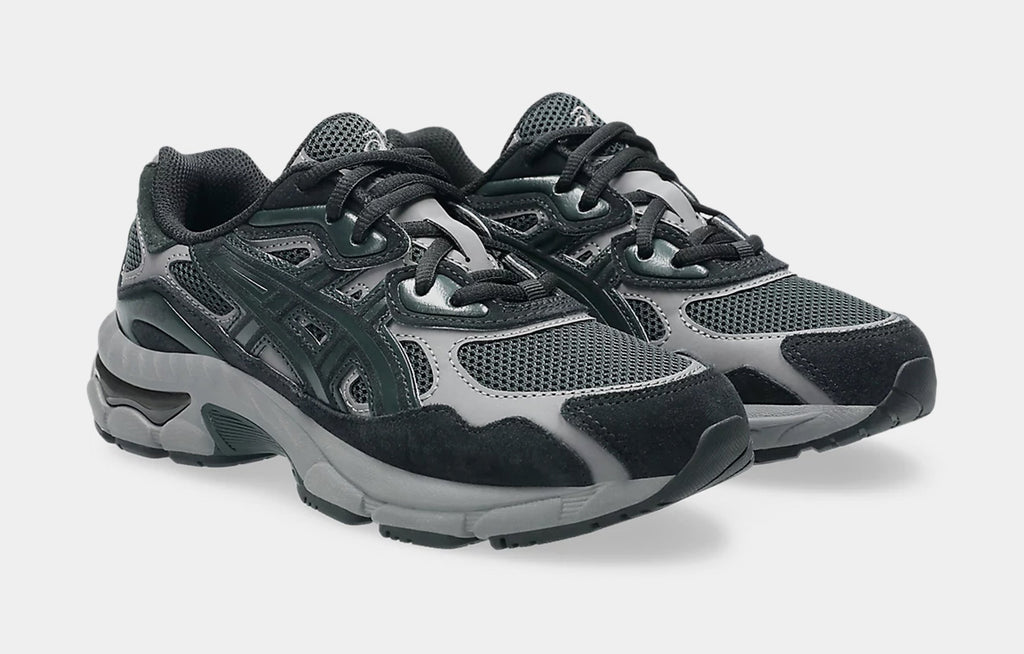 Gel NYC Grade School Running Shoes (Graphite Grey/Black)