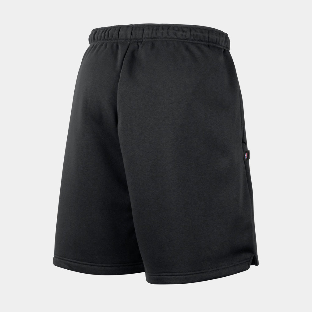 Golden State Warriors Standard Issue Fleece Mens Shorts (Black/White)