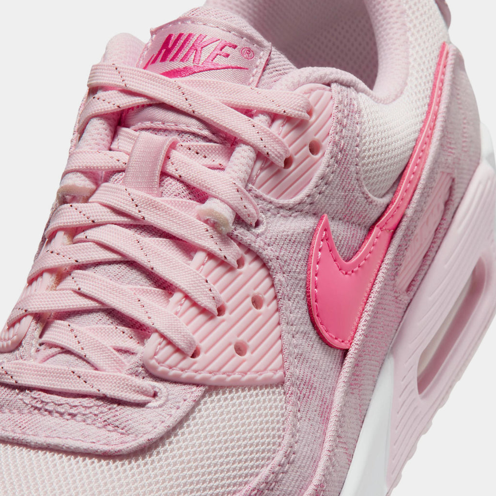 Air Max 90 Denim Womens Running Shoes (Pink Foam/Pinksicle/Pearl Pink/White)