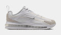 Air Max Metro Grade School Running Shoes (White/Metallic Silver/Photon Dust/Illusion Green)
