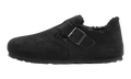 London Shearling Suede Leather "Shearling Black - Narrow Width" 1014961