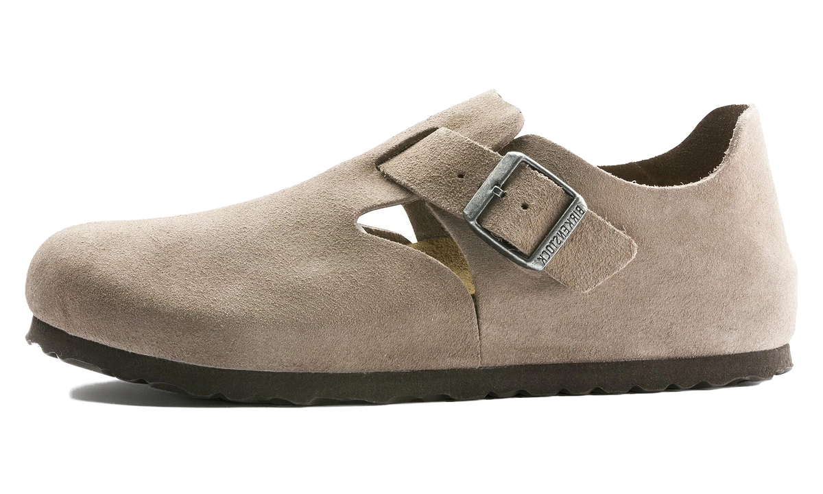 London Suede Leather "Taupe - Narrow Fit" 1010504