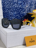 OVERSIZES FF DIAMONDS SQUARE SUNGLASSES 563315 IN ACETATE
