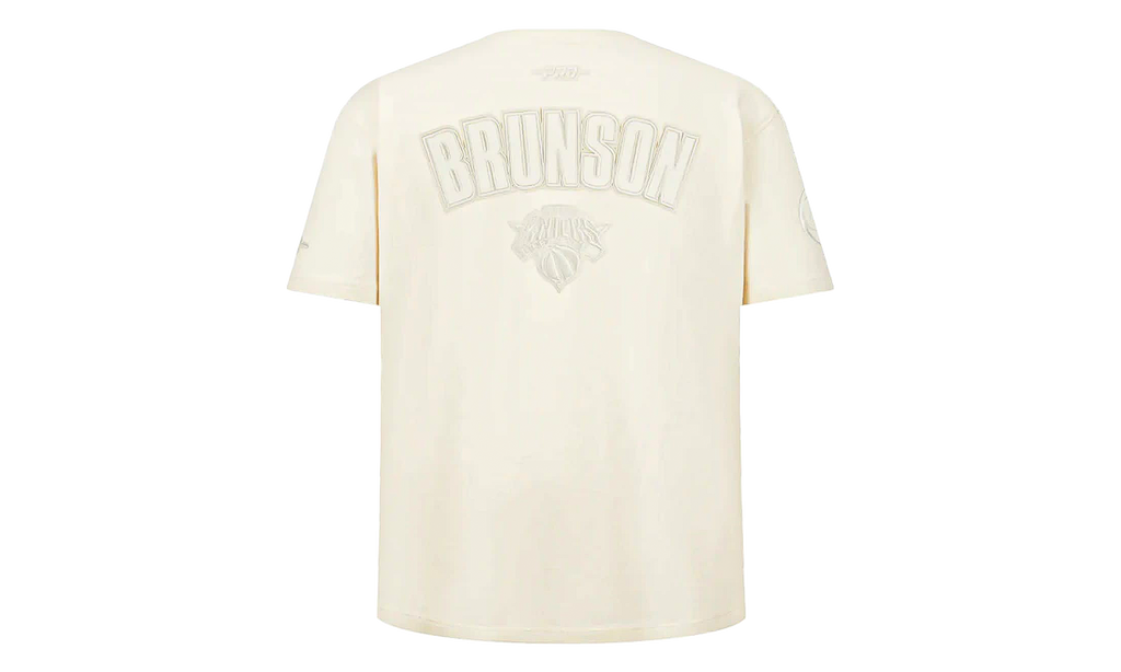 NBA New York Knicks Jalen Brunson #11 T-Shirt "Eggshell" BNK1516823 EGG