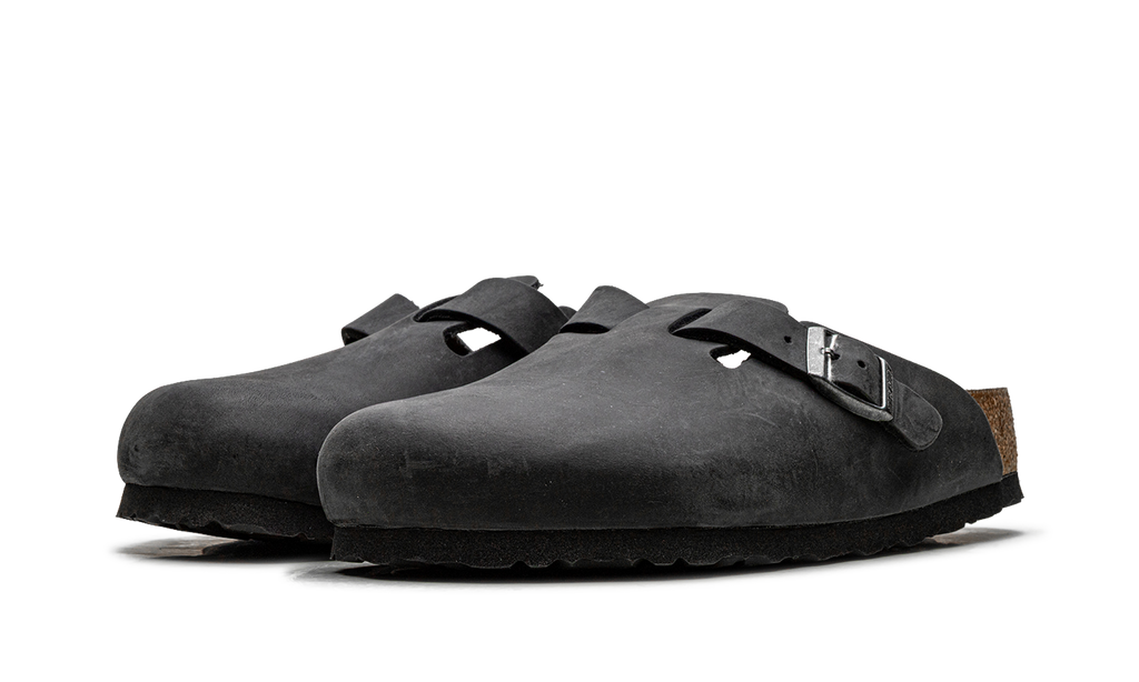 Boston Clog "Wide - Black Oiled Leather" 0059461