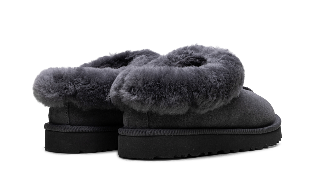 Tazzette Genuine Shearling Collar Slipper WMNS "Obsidian" 1134810 OBS