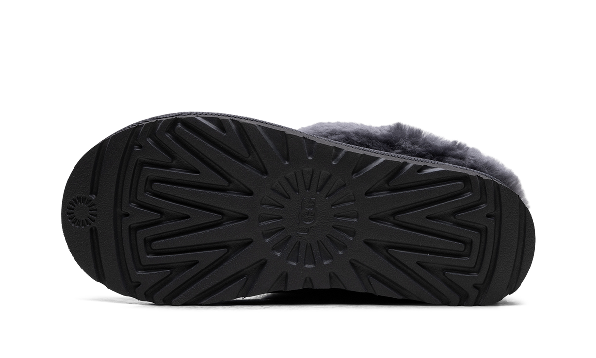 Tazzette Genuine Shearling Collar Slipper WMNS "Obsidian" 1134810 OBS