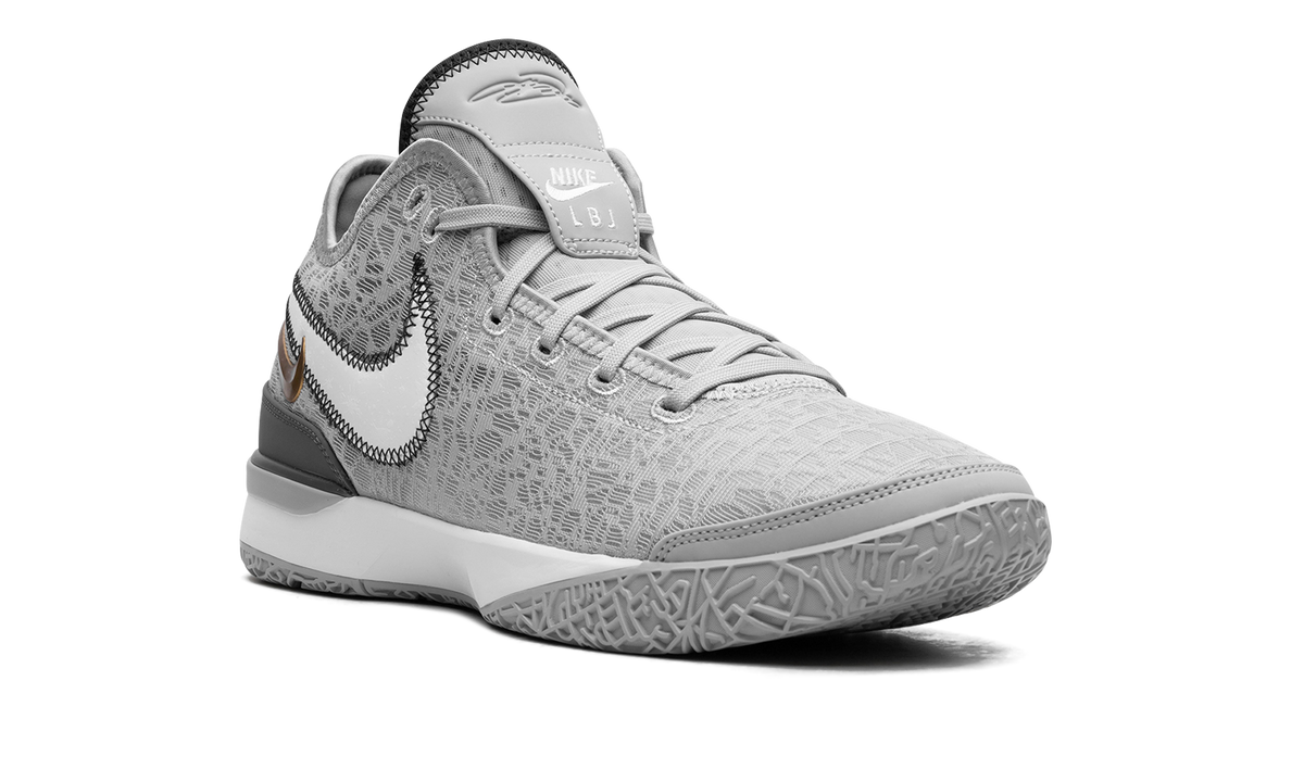 Zoom LeBron NXXT Gen "Wolf Grey Metallic Gold" DR8784 004